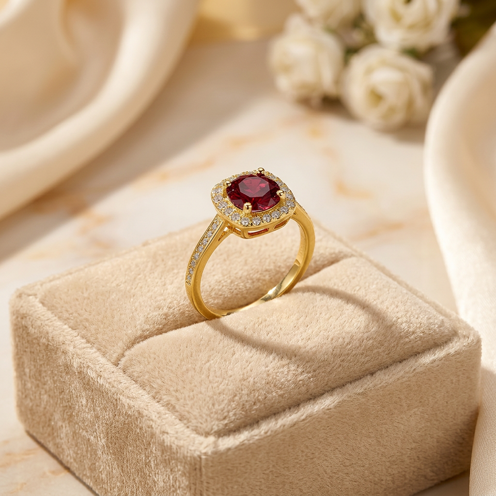 925 Silver Moissanite Ring